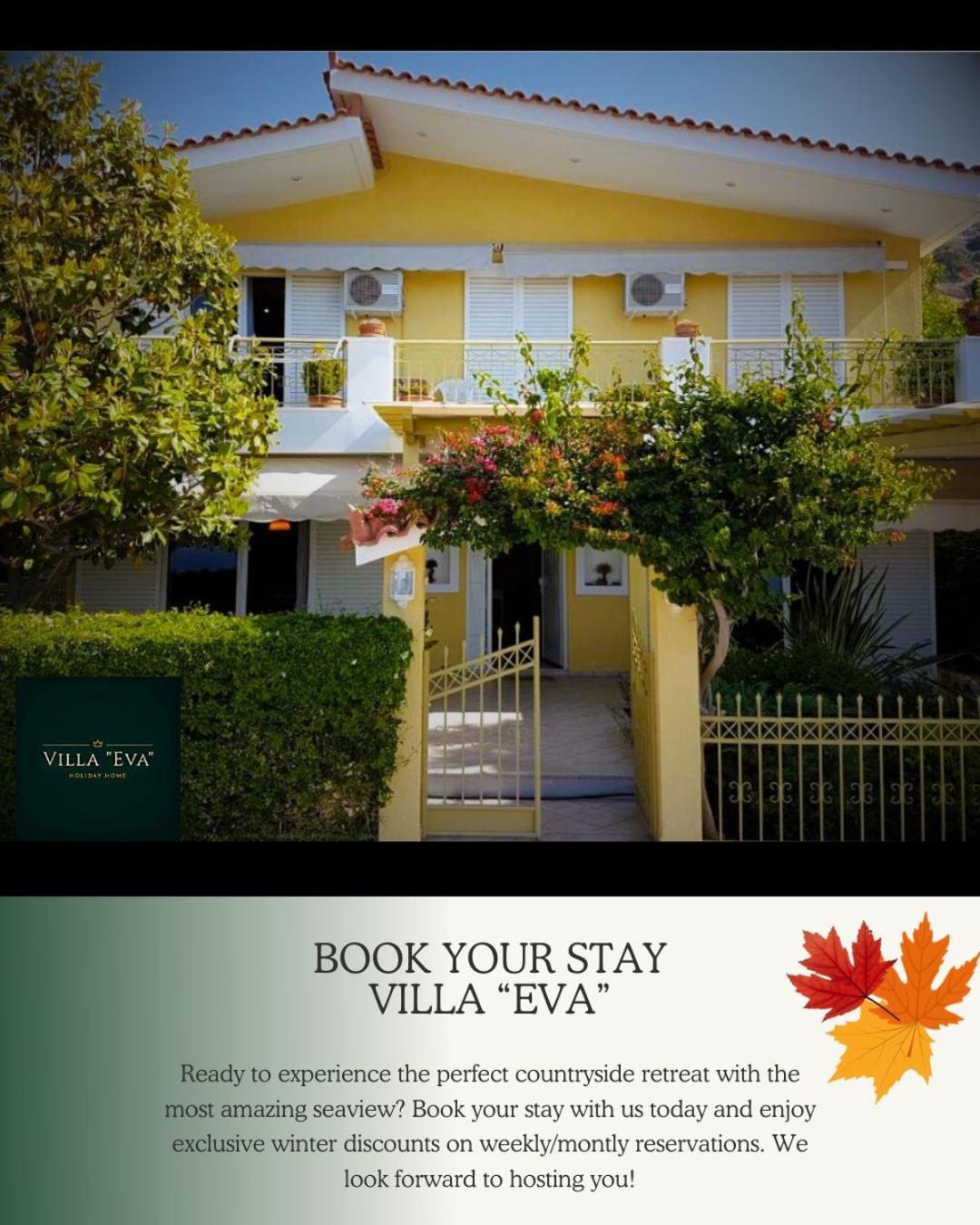Villa "Eva" - Entire Beachfront Holiday Home - 4S Agia Marina  Exterior photo